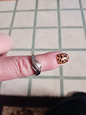 Sterling Silver Diamond Ring. When Jeweler Resize Ring They Took Off The 925